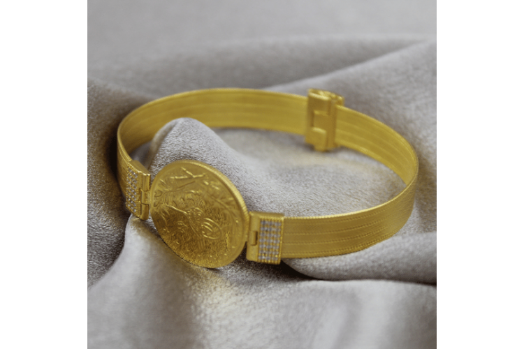 22 Ayar Hasır Modeli Reşat Tam Bileklik